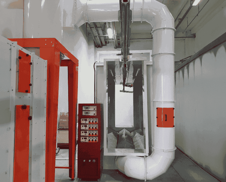 MONOCYCLONE POWDER COATING BOOTH 