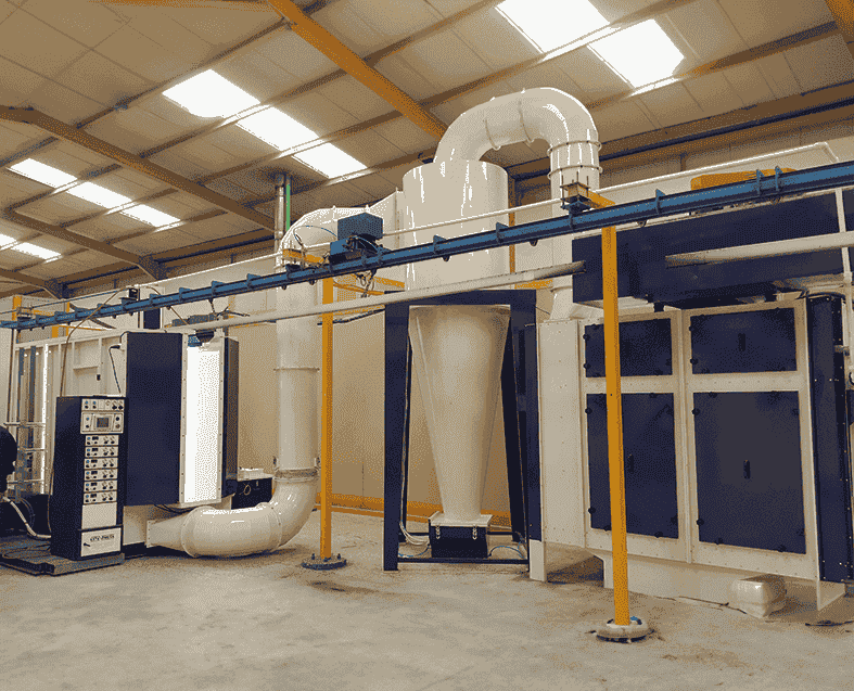 MONOCYCLONE POWDER COATING BOOTH 