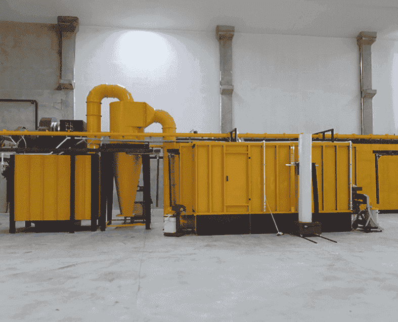 MONOCYCLONE POWDER COATING BOOTH 