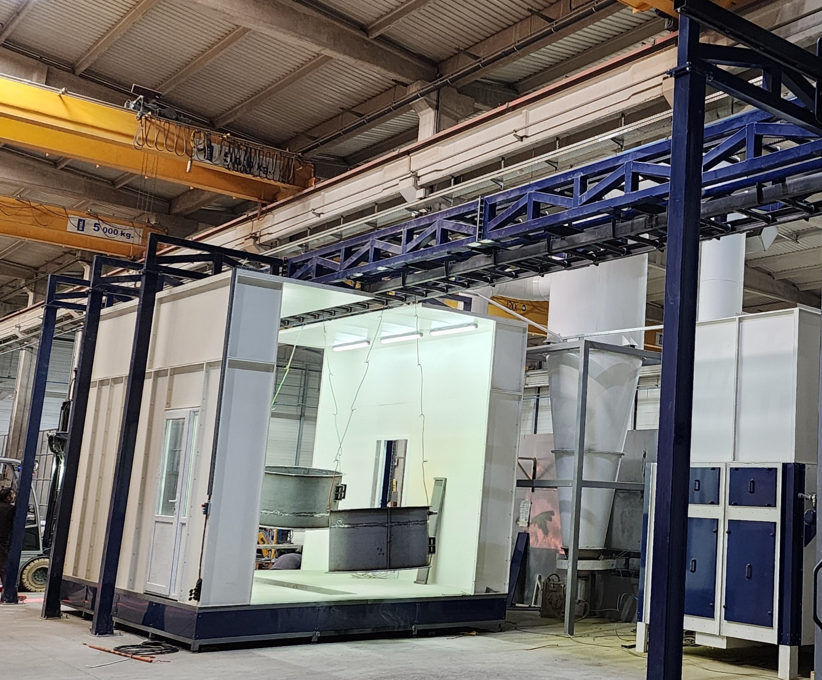 MONOCYCLONAL POWDER COATING APPLICATION BOOTH